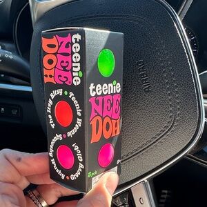 Teenie Nee Doh 3-Pack Sensory Putty - Neon Green, Pink, Red